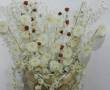 گلدان چینی با گلهای کریستالی و درختچه مصنوعی