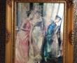 تابلوی نقاشی آنتیک و عتیقه فرانسوی