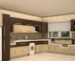 طراحی داخلی و آشپزخانه و نما(سه بعدی)