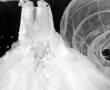 لباس عروسی پشت بندی با ژیپون،خشکشویی برده شده