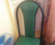 صندلی فلزی سبز